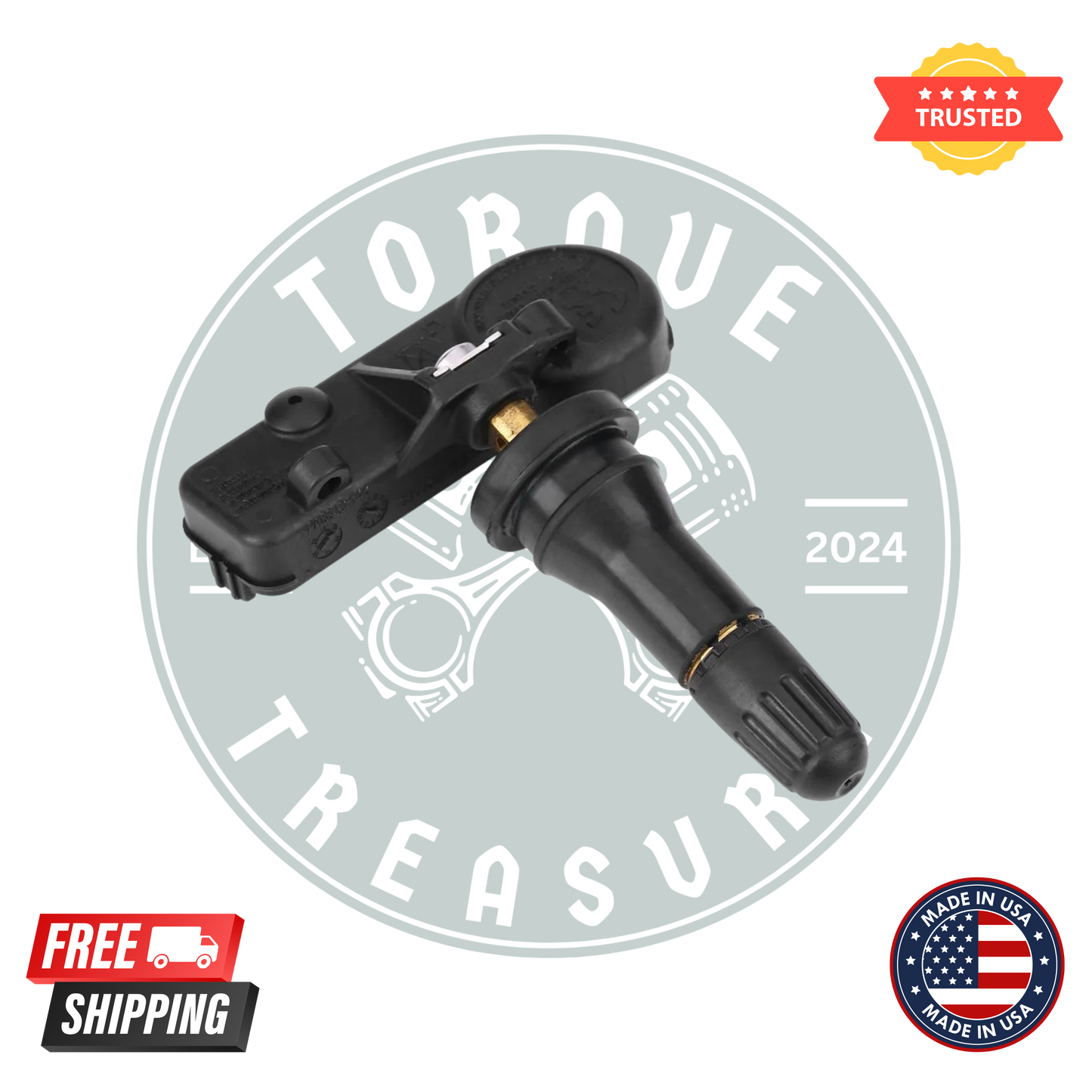 Pack of 4 – Mopar 56029398AB TPMS Sensors | Tire Pressure Monitoring System | OEM for Dodge, Jeep, Chrysler | 433 MHz