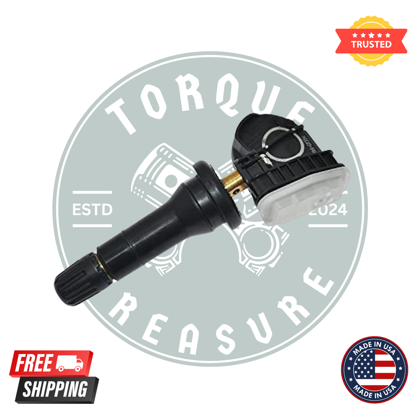 Motorcraft F2GZ-1A189-AB TPMS Tire Pressure Monitoring Sensors – Pack of 4 | OEM Ford Replacement