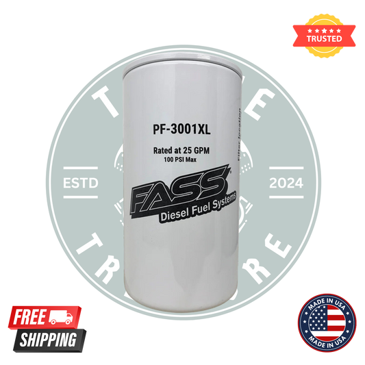 FASS PF-3001XL Fuel Particulate Filters – Pack of 2 | XL Series Diesel Replacement