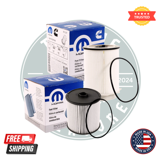 2019-2024 Dodge Ram 2500-5500 6.7L Mopar fuel filters 68157291AA, 68436631AA kit OEM