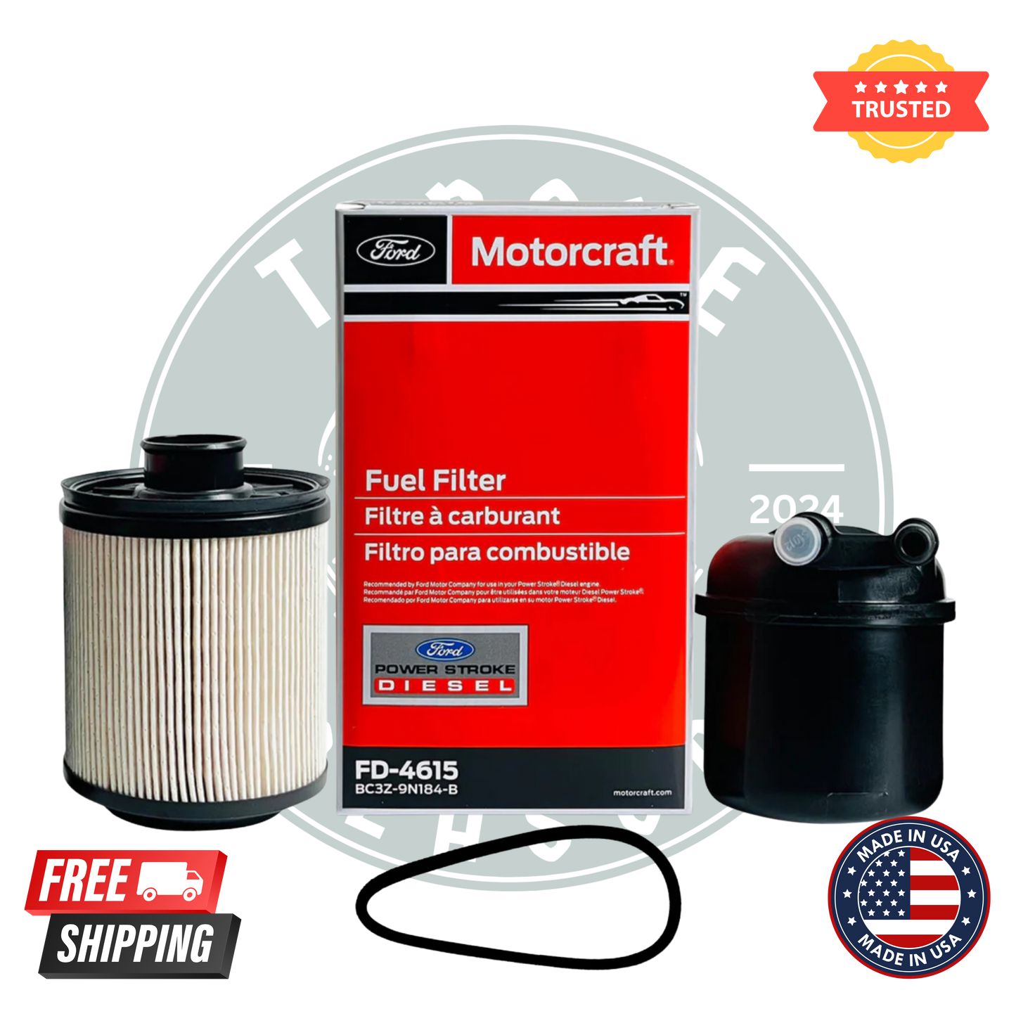 Motorcraft FD-4615 Fuel Filter for 6.7L Powerstroke Engine | OEM