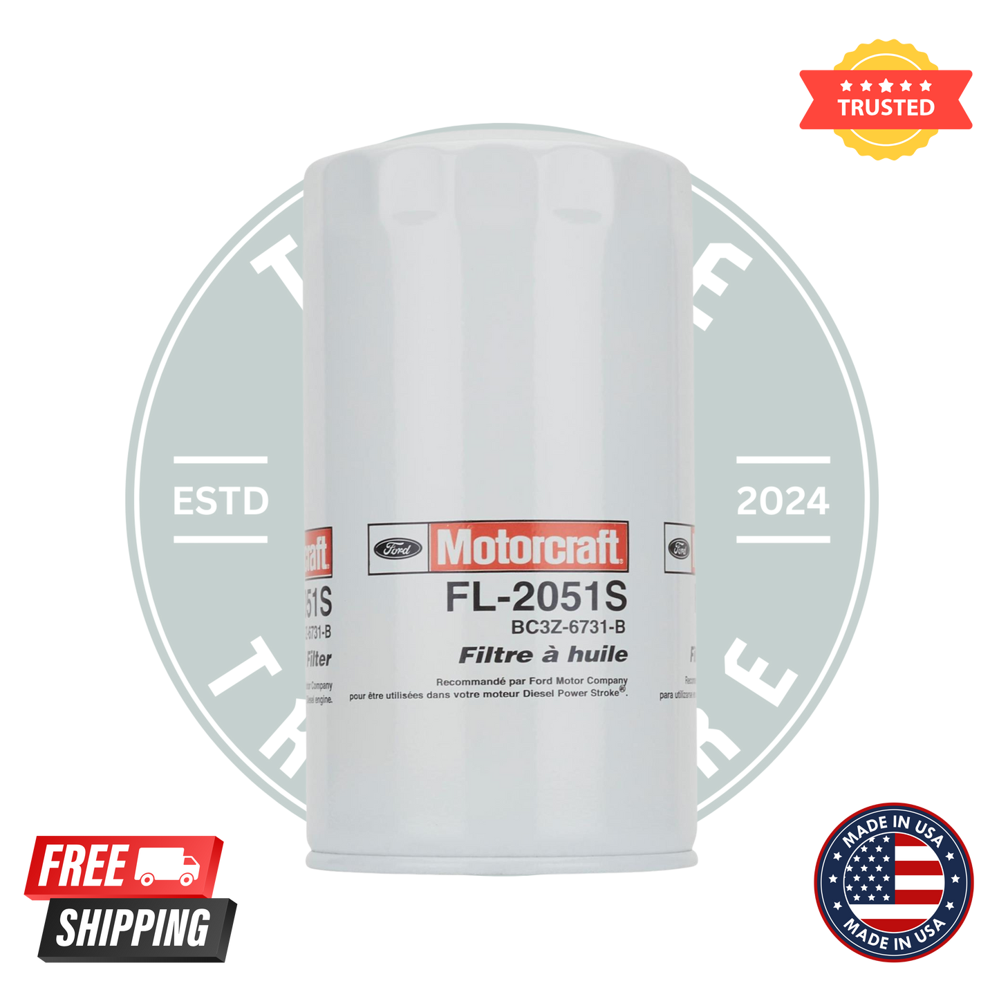 Motorcraft Oil Filter FL-2051S Pack of 6