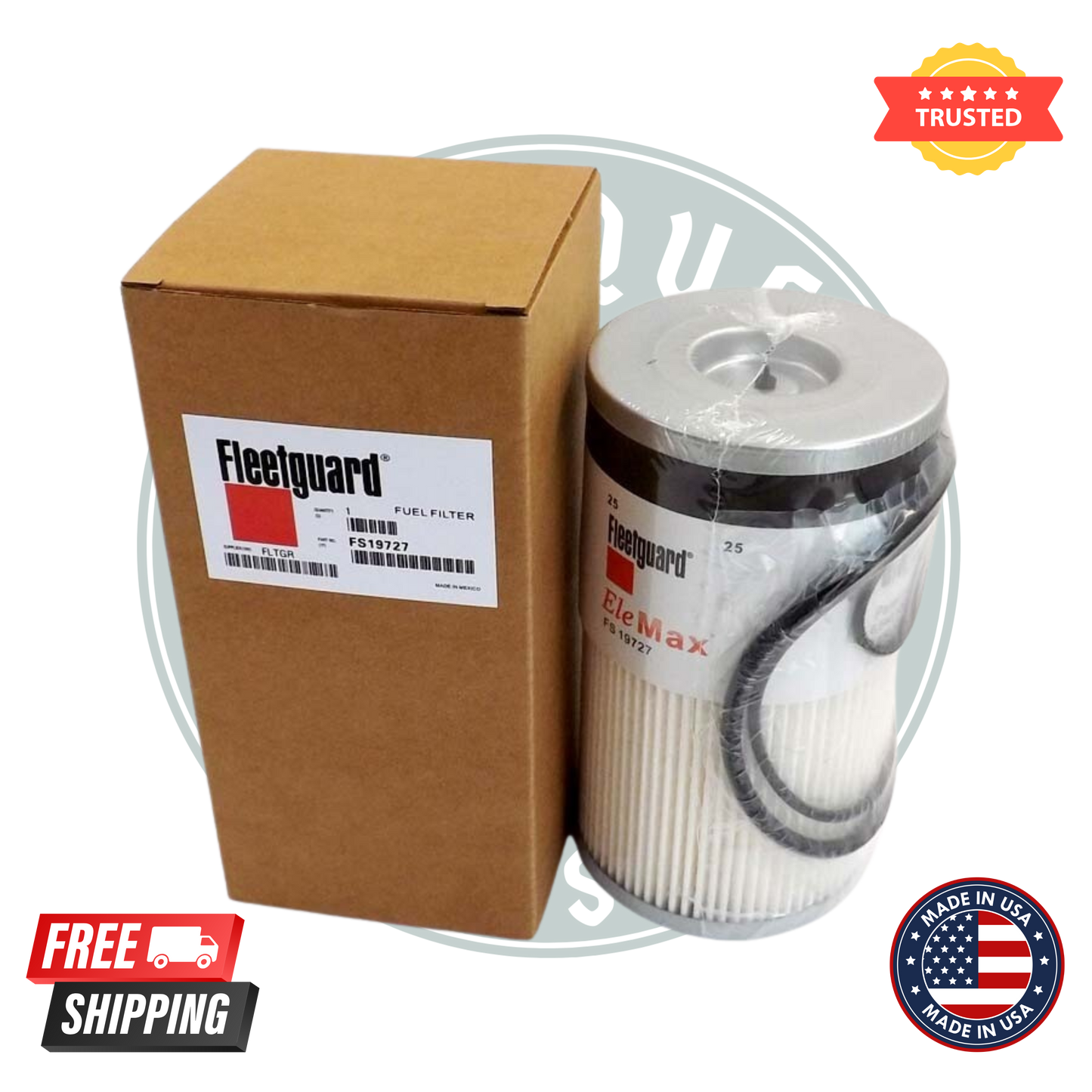 Fleetguard FS19764 Diesel Fuel Water Separator | Advanced Filtration for Cummins and Caterpillar Engines