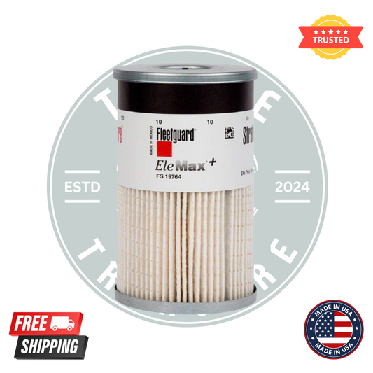 Fleetguard FS19764 Separator Fuel/Water Filter Cummins Heavy Duty Tractor Pack of 6