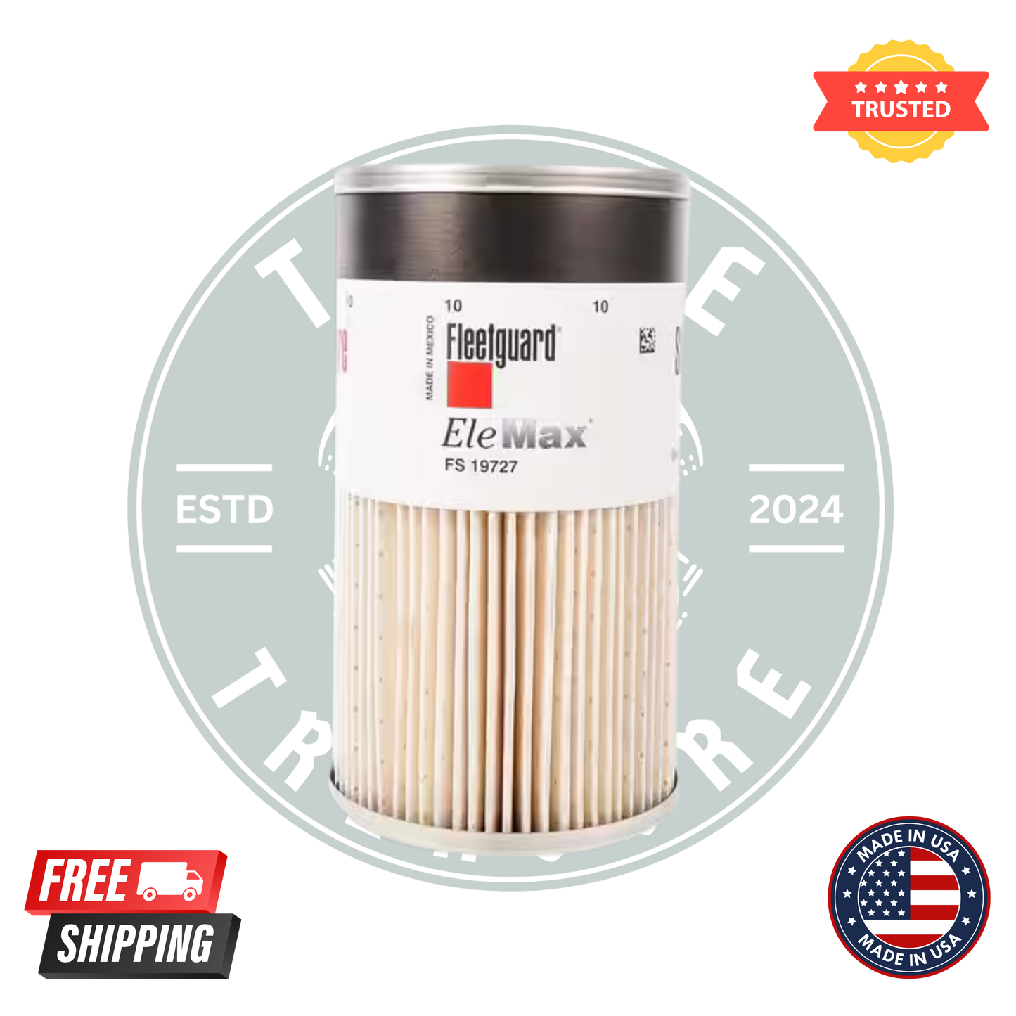 Cummins Filtration FLEETGUARD Fuel/Water Separator FS19727
