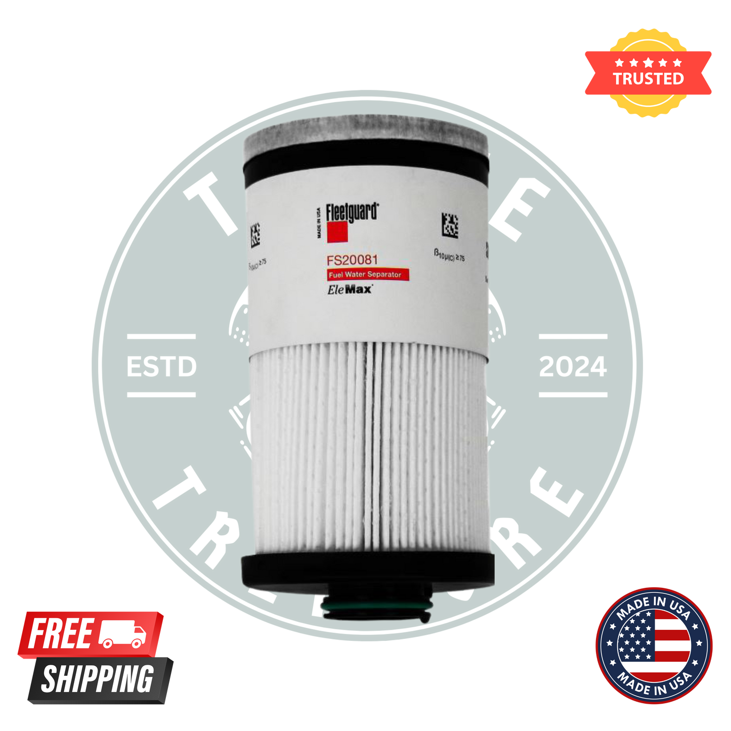 FleetGuard FS20081 Fuel Water Separator Filter Elements