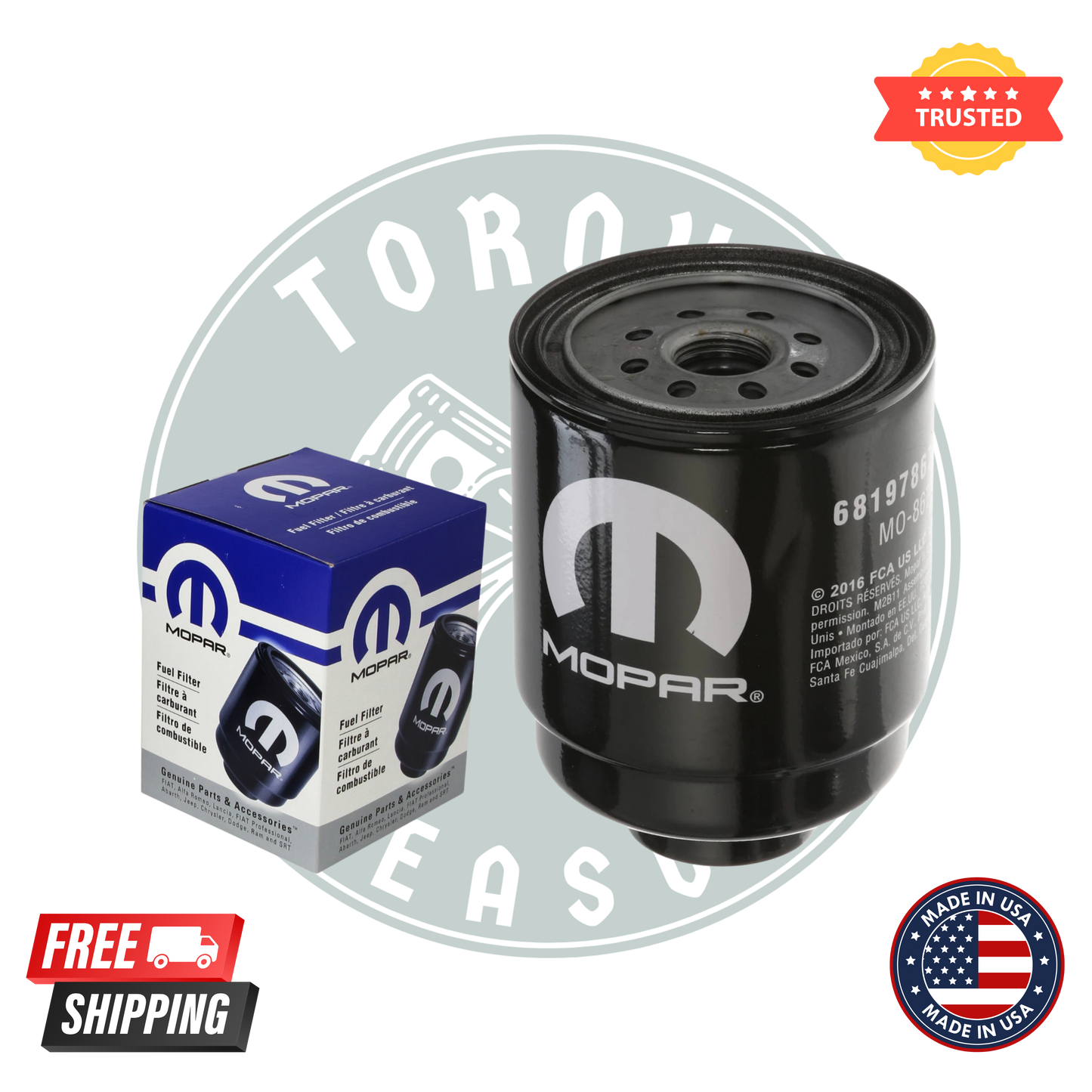 Mopar 68197867AB Fuel/Water Separator Filter Kit