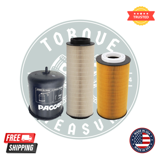 Paccar Fuel Oil & Water Separator Filters Bundle 2277129 1922496 2234788