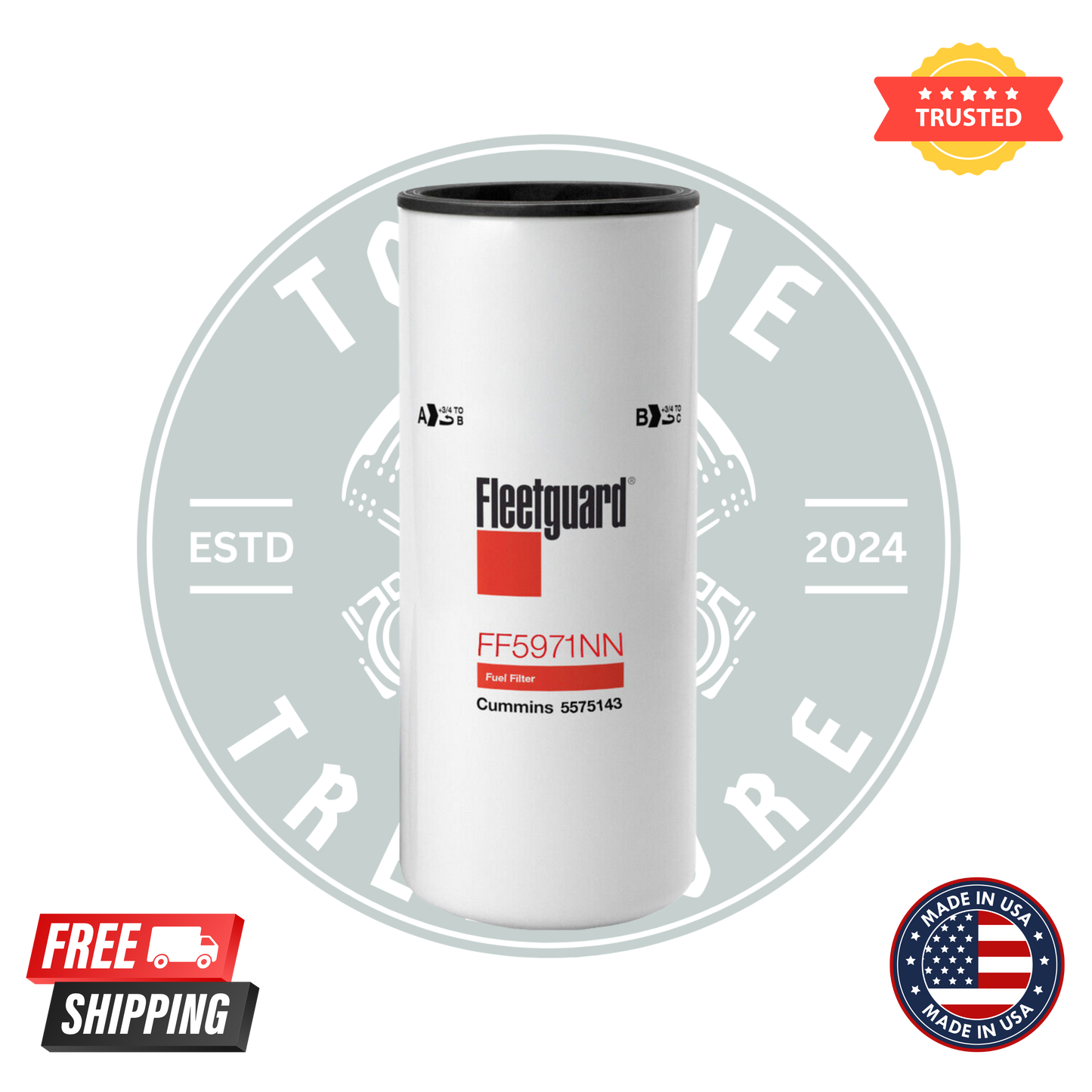 Fleetguard FF5971NN Fuel Filter – Pack of 6