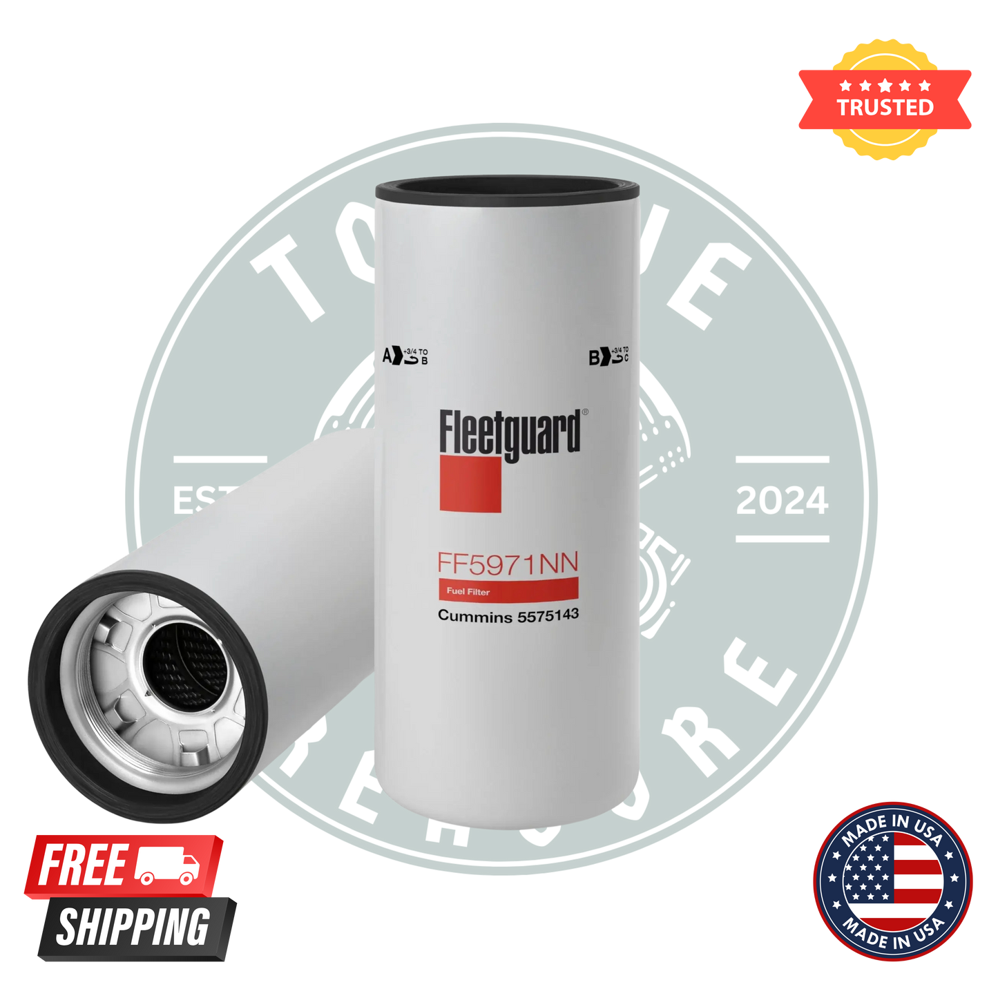 Fleetguard FF5971NN Fuel Filter – Pack of 6