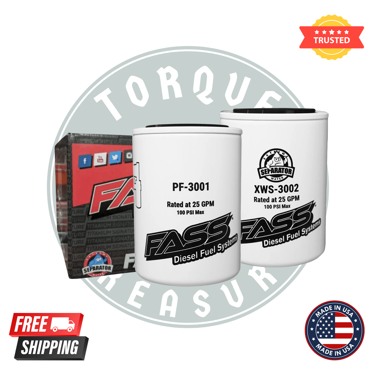 FASS Fuel Filter Bundle – XWS-3002 & PF-3001