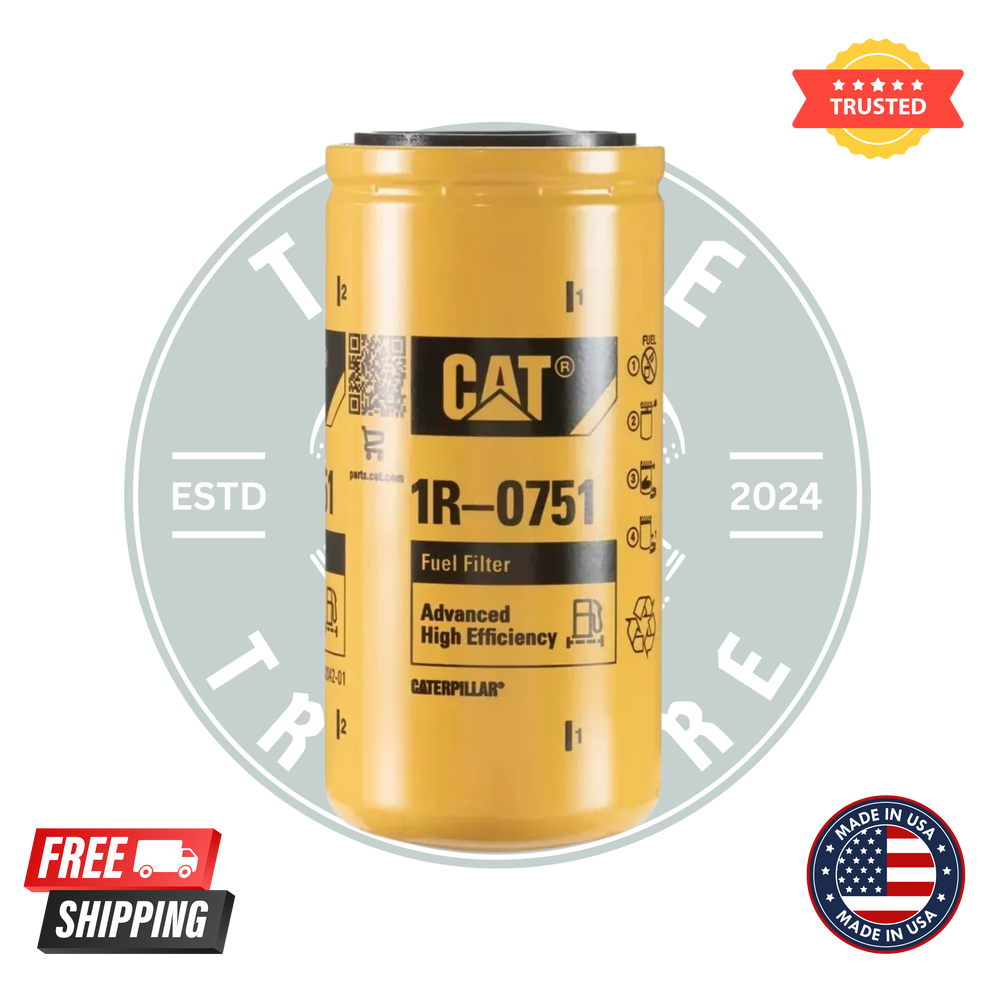 Fleetguard FF5321 Fuel Filter - Fits Caterpillar C7 Engine & Replaces CAT 1R0751, LFF4783