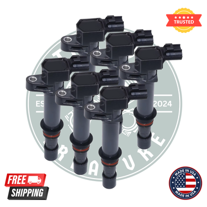 Mopar 56028138AF Ignition Coil Pack of 6 – Fits Dodge Ram 1500, Dakota, Durango, Nitro & Jeep Grand Cherokee, Liberty, Commander