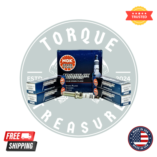 Pack of 4 – NGK 93501 Laser Iridium Spark Plugs (IFR5E11) | OEM Performance for Honda, Acura, Subaru, Lexus