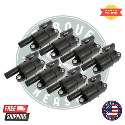 ACDelco D514A Ignition Coil Pack of 8 – Fits Chevy Silverado, Tahoe, Suburban, Camaro, Corvette, GMC Sierra & Cadillac Escalade