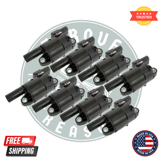 ACDelco D514A Ignition Coil Pack of 8 – Fits Chevy Silverado, Tahoe, Suburban, Camaro, Corvette, GMC Sierra & Cadillac Escalade