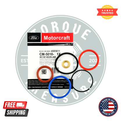 Pack of 8 – Motorcraft CM5010 Fuel Injectors | OEM Multi-Port Injectors | Fits Ford F-150, E-Series, Expedition, Lincoln | 5.4L / 6.8L V8 & V10