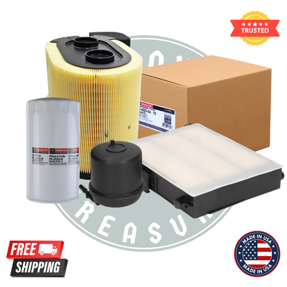 2017-2024 Ford 6.7L Power Stroke F250 F350 F450 F550 Air Fuel & Oil Filter Kit Motorcraft FD-4625 + FA-1927 + FL-2124S