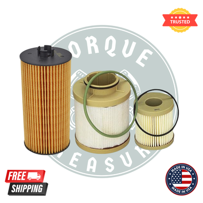Motorcraft FL2016 Oil Filter & FD4616 Fuel Filter Set – Genuine Ford OEM Powerstroke Diesel Filters