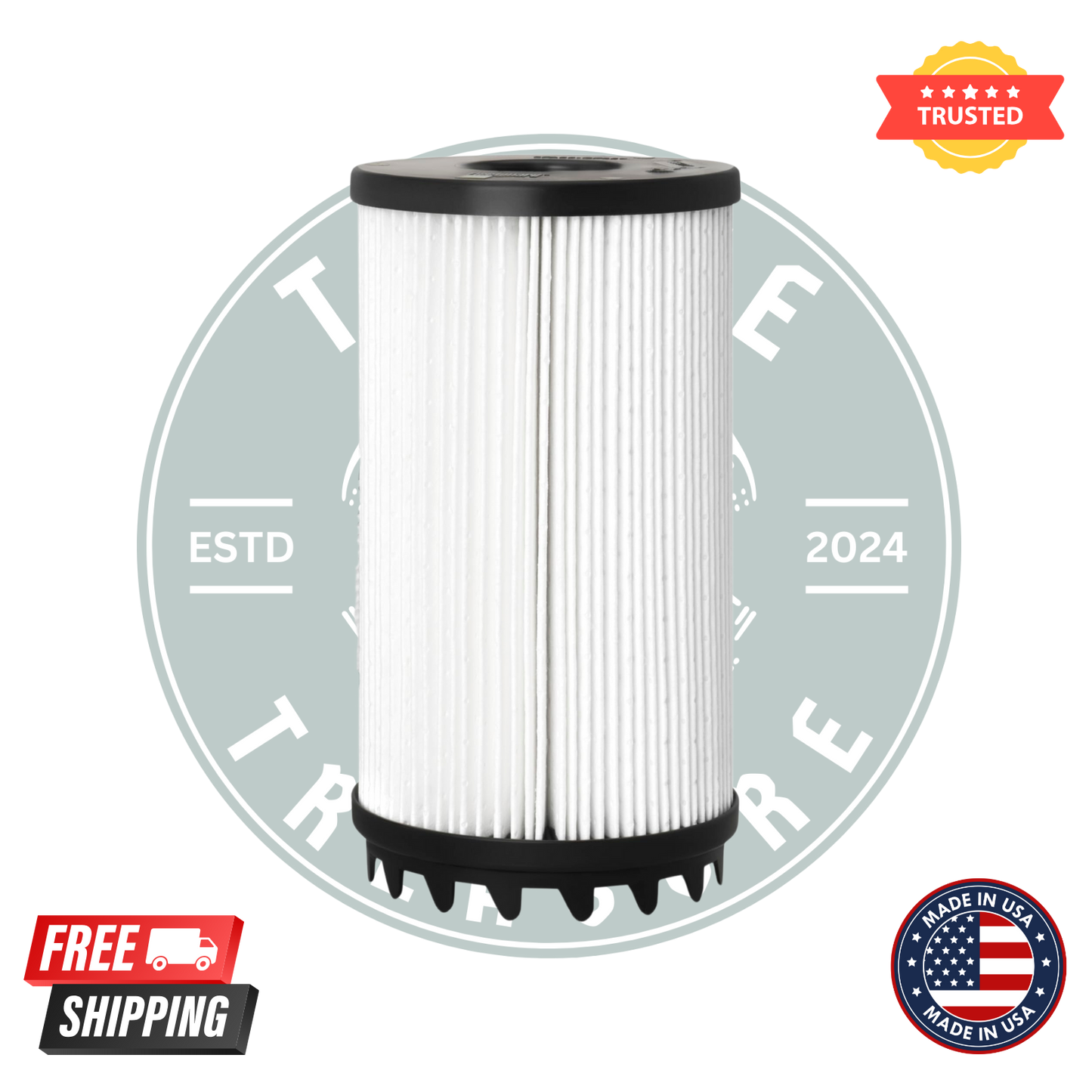 Fleetguard FS20172 Fuel/Water Separator Filters – Pack of 6 | OEM Diesel Replacement