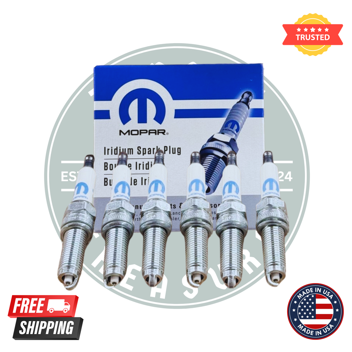 Buy a genuine Mopar SP149125AF spark plug pack of 6. OEM replacement spark plugs designed for compatible Chrysler, Dodge, Jeep, and Ram applications.