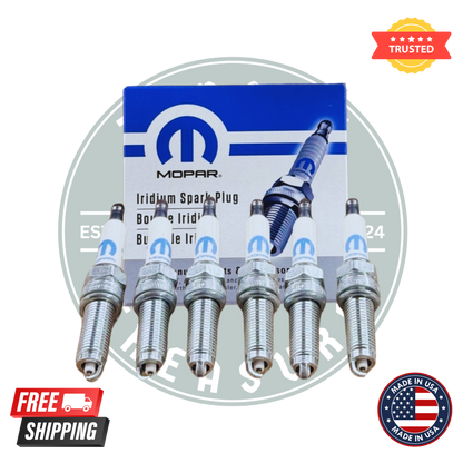 Buy a genuine Mopar SP149125AF spark plug pack of 6. OEM replacement spark plugs designed for compatible Chrysler, Dodge, Jeep, and Ram applications.