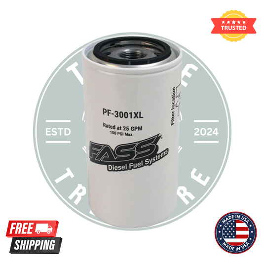 FASS PF-3001XL Fuel Particulate Filters – Pack of 2 | XL Series Diesel Replacement