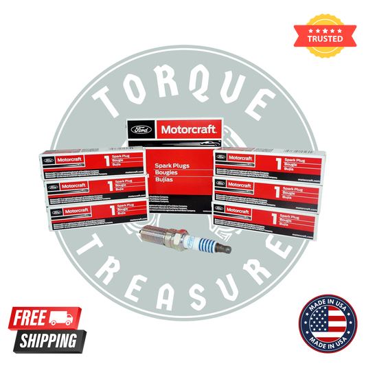 Motorcraft SP411 Spark Plugs – Pack of 6 | OEM Replacement for Ford & Lincoln