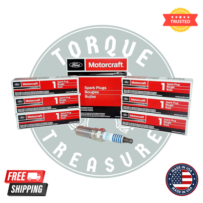 Motorcraft DG520 Ignition Coils & SP520 Spark Plugs – Set of 6 | OEM Ford Replacement
