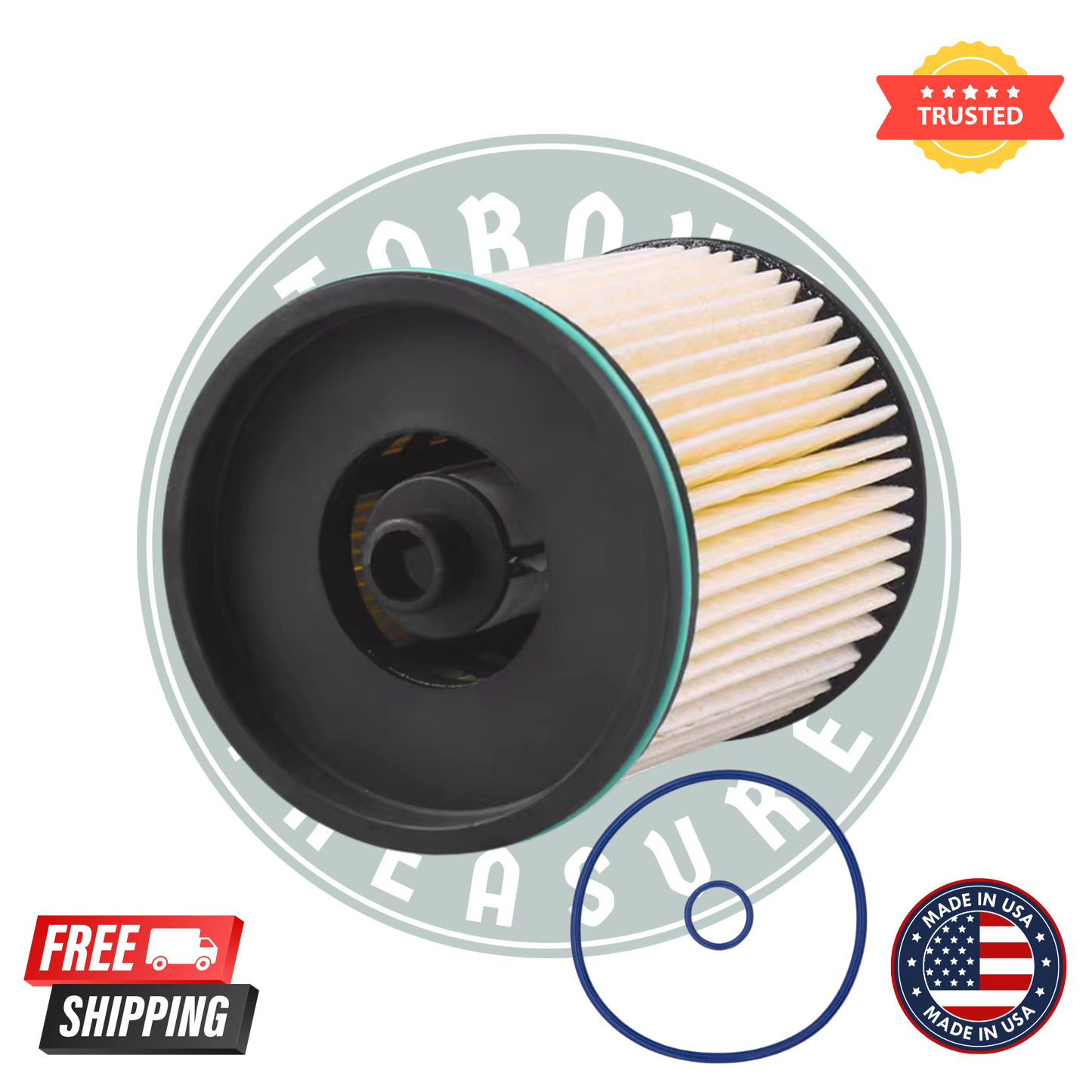 ACDelco TP1015 Fuel Filter Kit with Seals – GM Genuine OEM Replacement for Duramax Diesel Trucks