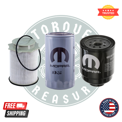 Mopar 2013-2018 Dodge RAM 2500-5500 6.7L Cummins Oil Fuel Filter Kit OEM