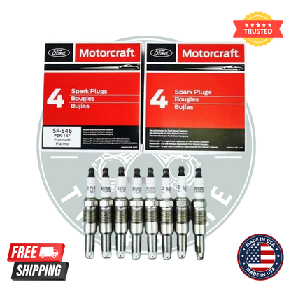 Motorcraft SP-546 Platinum Spark Plugs OEM PZK14F For F150 F250 5.4L Pack of 8