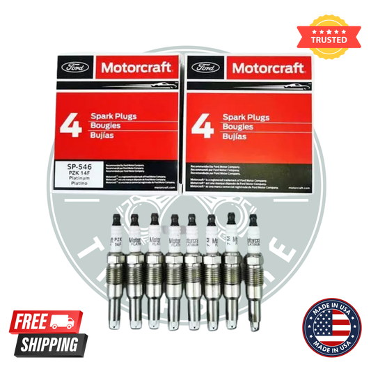 Motorcraft SP-546 Platinum Spark Plugs OEM PZK14F For F150 F250 5.4L Pack of 8