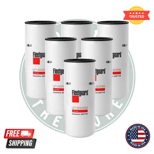Fleetguard Oil Filter Lf14000NN Cummins Filtration OEM quality Pack of 6