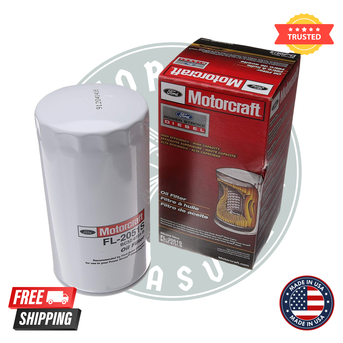 Motorcraft Oil Filter FL-2051S Pack of 6